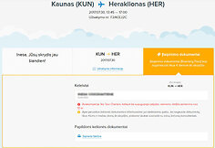 Skundą dėl netinkamo UAB &bdquo;Skrydžiai LT&ldquo; darbo para&scaron;iusio turisto pateikti dokumentai