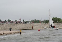 Įplauka į &Scaron;ventosios uostą buriuotojams &ndash; rimtas i&scaron;bandymas. 