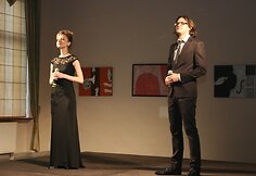Apdovanojimų vakare koncertavo Klaipėdos valstybinio muzikinio teatro solistai Judita Butkytė-Komovienė ir Tomas Pavilionis.