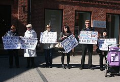 Piketas Klaipėdoje sulaukė palaikytojų. 