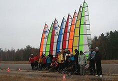 Savaitgalį Nidoje varžėsi vėjaračių sporto entuziastai.