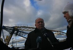„Klaipėdos kranų" generalinio direktoriaus Mindaugo Lisausko teigimu, toks incidentas jo bendrovėje - pirmas.