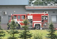 Nelaimės vietoje dirbo ugniagesių komanda.