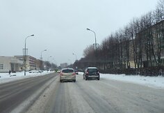 Taip ketvirtadienį atrodė Taikos prospektas.