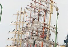 Dydisis „Sedov“ įsikūrė „Memelio mieste“.