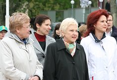 Trijų Baltijos &scaron;alių parlamentų pirmininkės: Estijos Ene Ergma, Lietuvos Irena Degutienė ir Latvijos Solvita Abotina