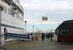 Kruizinis laivas „Princess Daphne“ Klaipėdos uoste