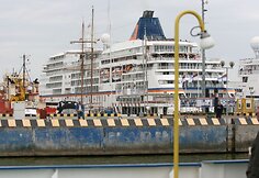 Paskutinysis atplaukė kruizinis laivas&bdquo;Europa&ldquo;, atplukdęs 500 turistų. 