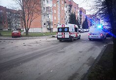 Avarija Šilutės mieste: per plauką išvengta tragedijos
