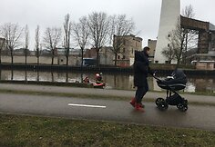 Danės upėje išsiliejo dyzelinas
