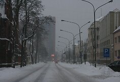 Klaipėdoje savaitgalį gerokai prisnigo ir pripustė