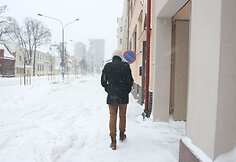Klaipėdoje savaitgalį gerokai prisnigo ir pripustė