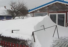 Sniegas užklojo tykiąją Nidą