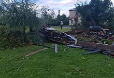 Balsėnus nusiaubė viesulas