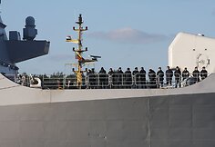 Klaipėdos uoste vie&scaron;i Nyderandų ir Belgijos kariniai lavai
