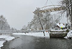 Šilutėje ukeltas tiltas per Šyšą