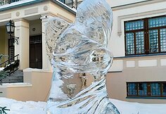 Ledo skulptūros Kretingoje