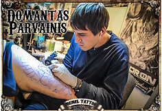 Domantas Parvainis laikomas ry&scaron;kiausiu tatuiruočių meistru Lietuvoje