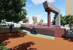 Danės krantines nuo Biržos tilto iki Bastionų tilto ketinama rekonstruoti, kaip ir visą skverą palei upę.