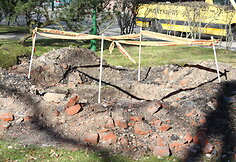 Apie du mėnesius Danės skvere, Klaipėdos senamiestyje, dirbs archeologai.