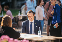 Klaipėdos jaunimas diskutavo su politikais. 