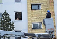 &Scaron;imto metų sulaukusią palangi&scaron;kę Adelę Čižauskienę originaliai pasveikino meras &Scaron;. Vaitkus.