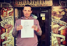 D.Djačkovas ir jo i&scaron;pie&scaron;tos tatuiruotės