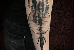 D.Djačkovas ir jo i&scaron;pie&scaron;tos tatuiruotės