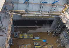 Dauguma Muzikinio teatro patalpų bus 10 metrų giliau nei upės lygis. 