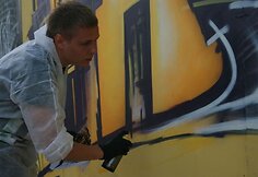 Klaipėdoje vyksta Lietuvos grafiti čempionatas.