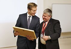 Apdovanoti Jūros šventės eisenos dalyviai.