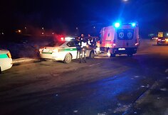 Jakų žiede į griovį nuvažiavo girtas vairuotojas be teisių
