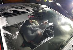 Jakų žiede į griovį nuvažiavo girtas vairuotojas be teisių