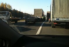 Avarijos vietoje.