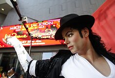 Michaelo Jacksono va&scaron;kinė skulptūra
