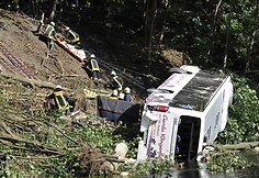 Autobuso avarija