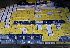 Sovetsko gyventojas į Lietuvą įvežė 4 tūkst. pakelių kontrabandinių cigarečių