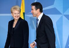 D.Grybauskaitė ir Rasmusenas