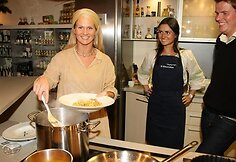 Eglė Kauneckienė su svečiais