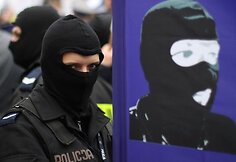 Policijos streikas Varšuvoje