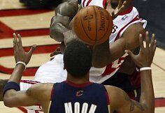 &bdquo;Rockets&ldquo; ir &bdquo;Cavaliers&ldquo; rungtynių akimirkos
