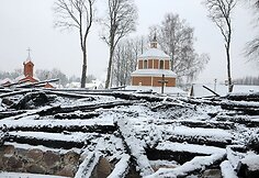 Pirmieji į gaisro vietą atvyko Utenos rajono ugniagesiai