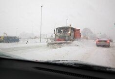 Klaipėdoje stipriai pasnigo