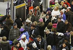 Padėtis D.Britanijos oro uostose