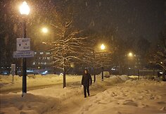 Sniegas ir toliau paralyžiuoja Niujorką