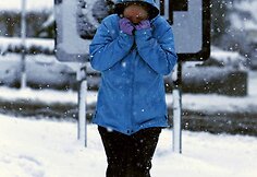 Sudėtingos eismo sąlygos kelyje