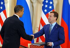 B.Obama ir D.Medvedevas