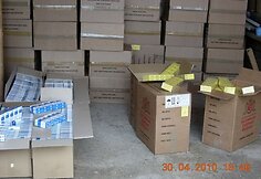 Cigaretės į sandėlius suvežtos iš įvairiausių šalių