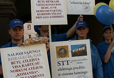 Protestuotojai