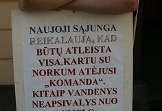 Protestuotojai